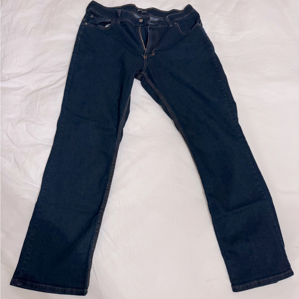 DELTA FLEX JEANS - STRAIGHT 34X30 • Gently Worn • Formerly Delta 68 Legit Fit